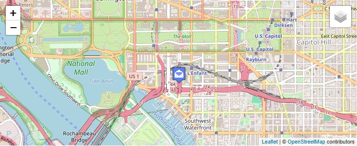 Map of ZIP Code 20251 in Washington, DC — click to open interactive map