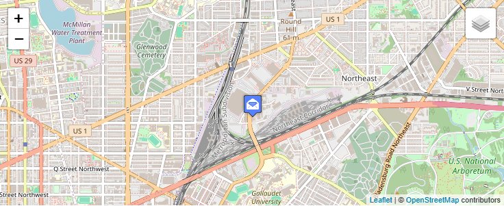 Map of ZIP Code 20252 in Washington, DC — click to open interactive map