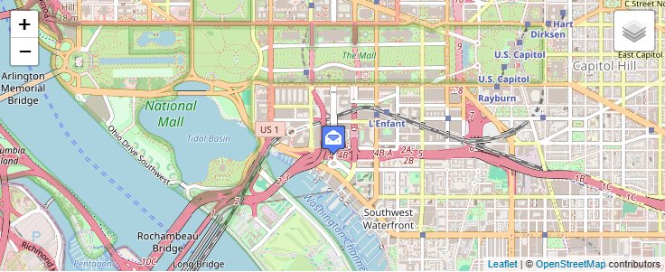 Map of ZIP Code 20289 in Washington, DC — click to open interactive map