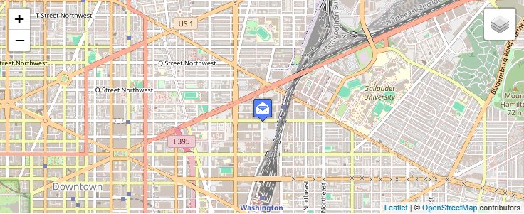 Map of ZIP Code 20417 in Washington, DC — click to open interactive map