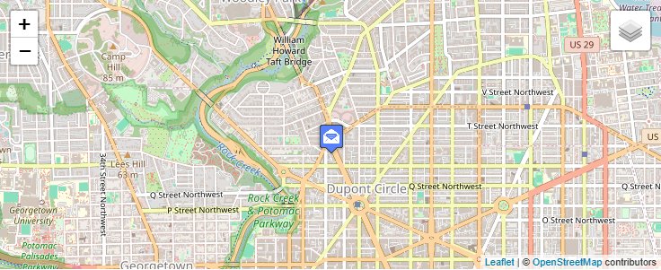 Map of ZIP Code 20428 in Washington, DC — click to open interactive map