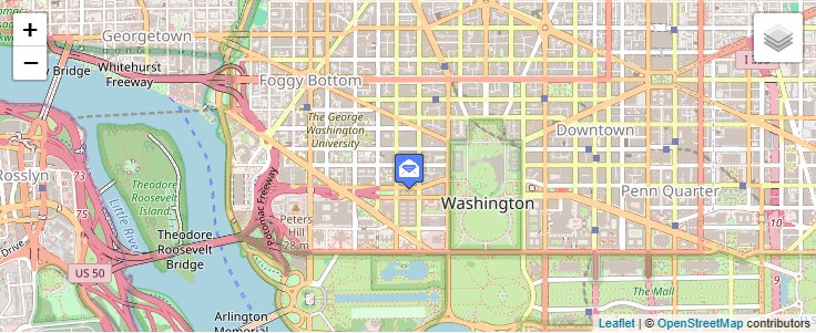 Map of ZIP Code 20468 in Washington, DC — click to open interactive map