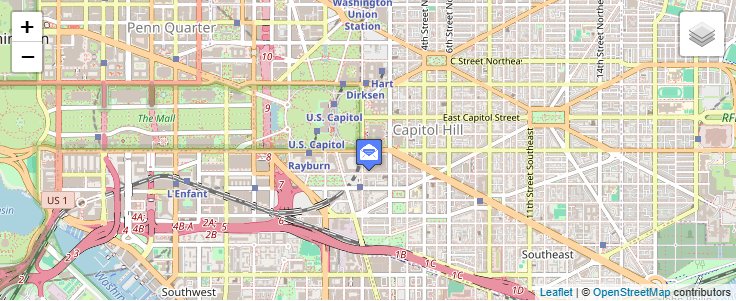 Map of ZIP Code 20541 in Washington, DC — click to open interactive map