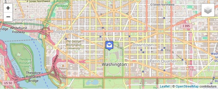 Map of ZIP Code 20575 in Washington, DC — click to open interactive map
