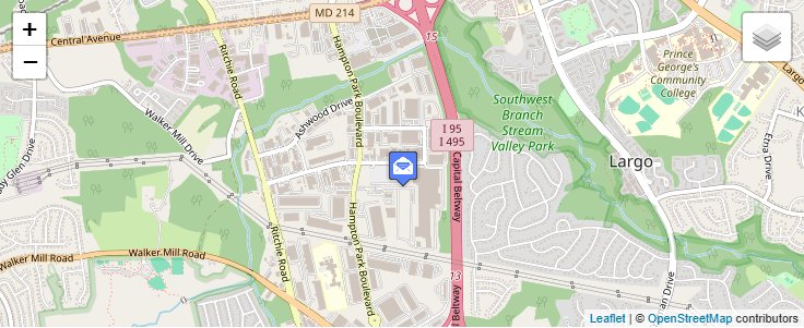 Map of ZIP Code 20791 in Capitol Heights, MD — click to open interactive map