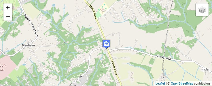 Map of ZIP Code 21092 in Long Green, MD — click to open interactive map