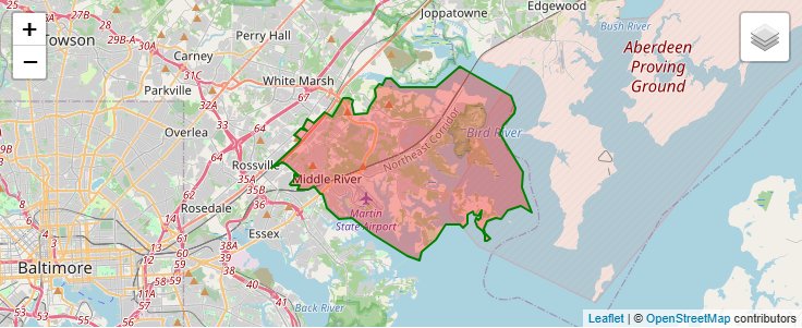 ZIP Code 21220 - Middle River, Maryland | Map, Demographics