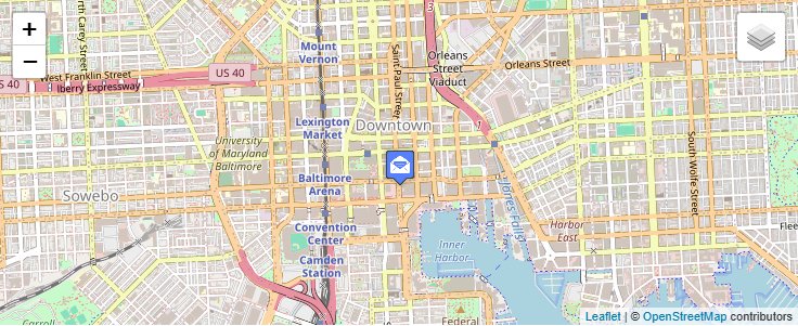 Map of ZIP Code 21273 in Baltimore, MD — click to open interactive map