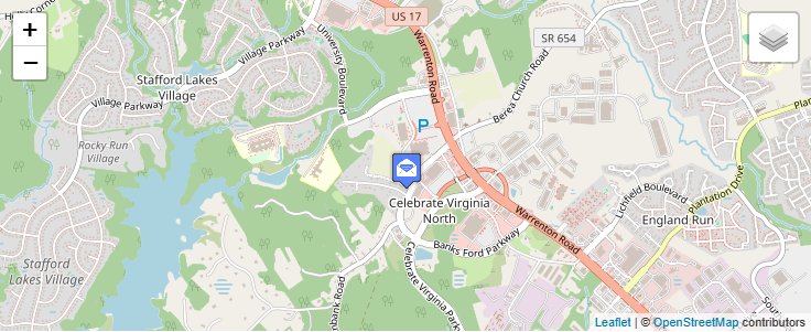Map of ZIP Code 22412 in Fredericksburg, VA — click to open interactive map