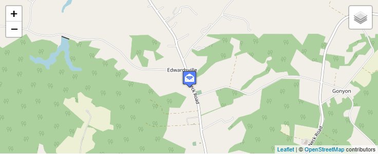 Map of ZIP Code 22456 in Edwardsville, VA — click to open interactive map
