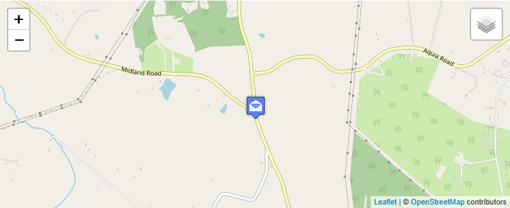 Map of ZIP Code 22739 in Somerville, VA — click to open interactive map
