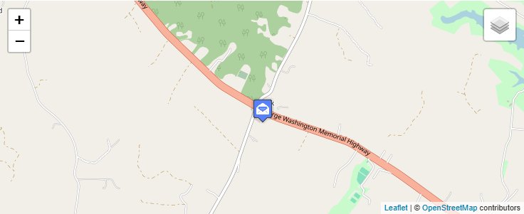 Map of ZIP Code 23003 in Ark, VA — click to open interactive map