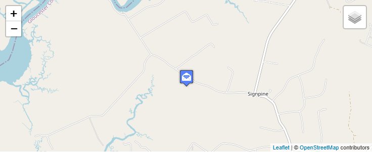 Map of ZIP Code 23155 in Severn, VA — click to open interactive map