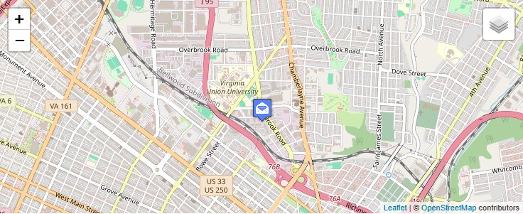 Map of ZIP Code 23260 in Richmond, VA — click to open interactive map