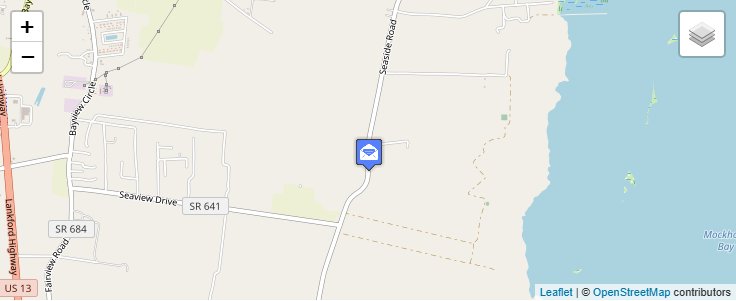 Map of ZIP Code 23429 in Seaview, VA — click to open interactive map