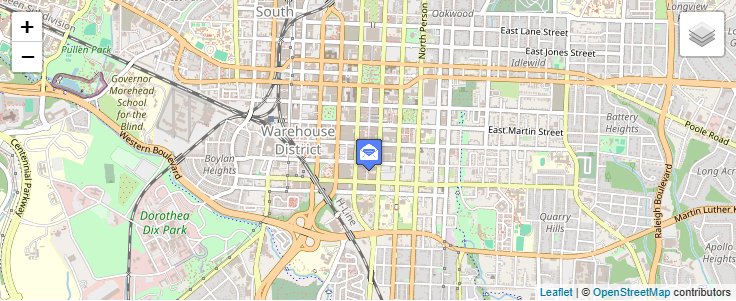 Map of ZIP Code 27698 in Raleigh, NC — click to open interactive map