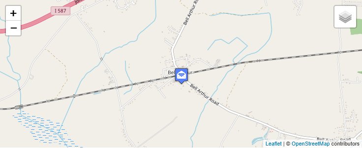 Map of ZIP Code 27811 in Bellarthur, NC — click to open interactive map