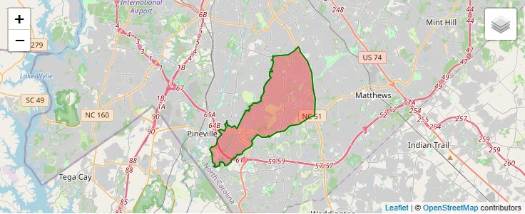、ページ ZIP Code 28226 - Charlotte, North Carolina | Map, Demographics