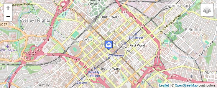 Map of ZIP Code 28246 in Charlotte, NC — click to open interactive map