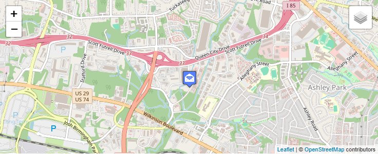 Map of ZIP Code 28275 in Charlotte, NC — click to open interactive map