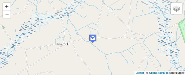Map of ZIP Code 28319 in Barnesville, NC — click to open interactive map