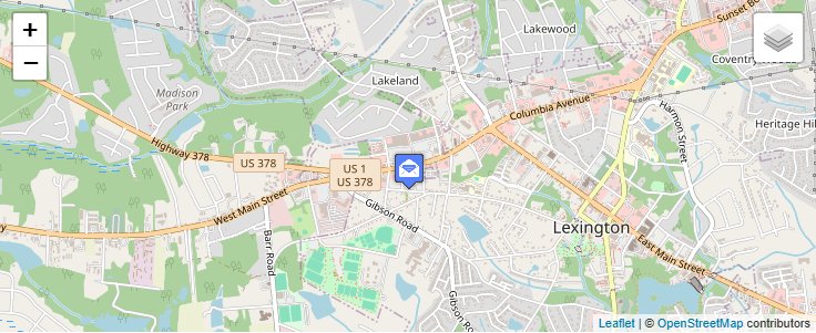 Map of ZIP Code 29071 in Lexington, SC — click to open interactive map