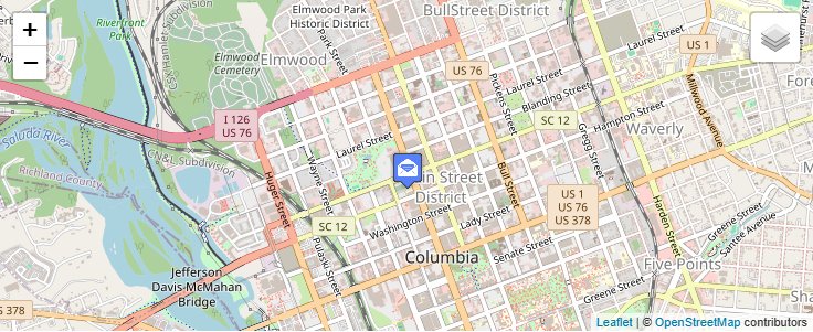Map of ZIP Code 29202 in Columbia, SC — click to open interactive map