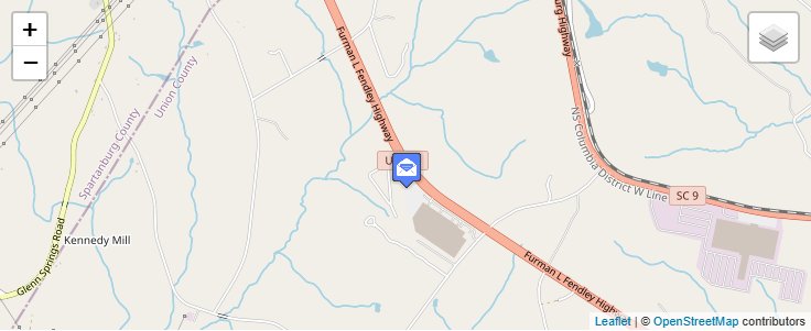 Map of ZIP Code 29395 in Jonesville, SC — click to open interactive map