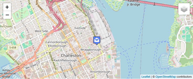 Map of ZIP Code 29413 in Charleston, SC — click to open interactive map