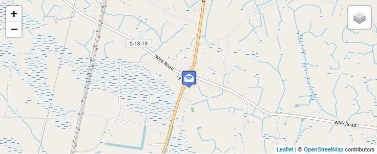 Map of ZIP Code 29447 in Grover, SC — click to open interactive map
