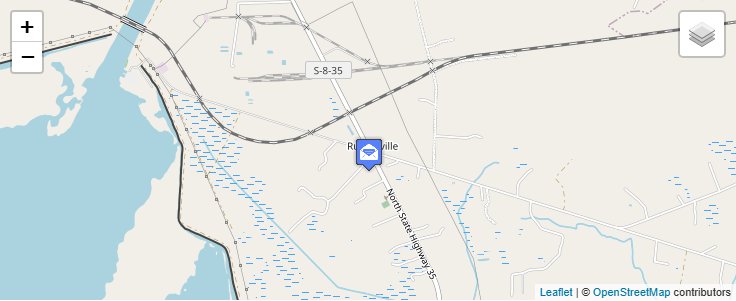 Map of ZIP Code 29476 in Russellville, SC — click to open interactive map