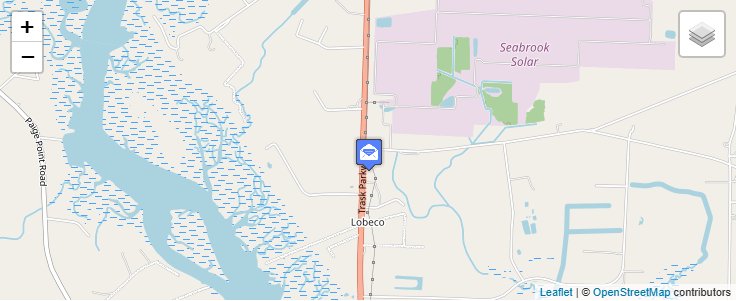 Map of ZIP Code 29931 in Lobeco, SC — click to open interactive map
