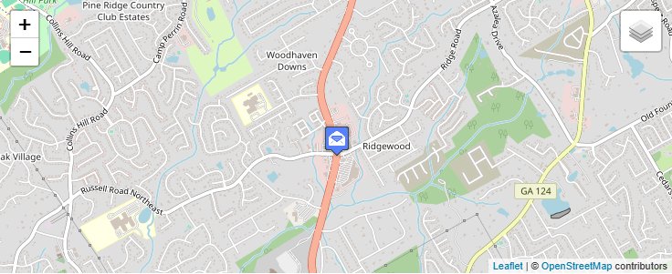 Map of ZIP Code 30049 in Lawrenceville, GA — click to open interactive map