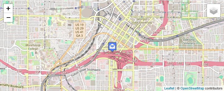 Map of ZIP Code 30353 in Atlanta, GA — click to open interactive map
