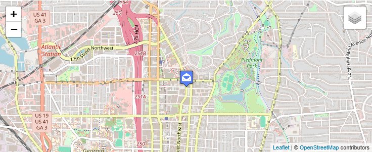 Map of ZIP Code 30361 in Atlanta, GA — click to open interactive map