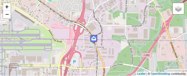 Map of ZIP Code 30380 in Atlanta, GA — click to open interactive map