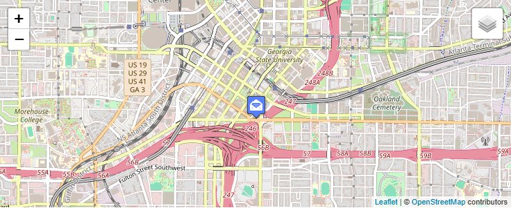 Map of ZIP Code 30384 in Atlanta, GA — click to open interactive map