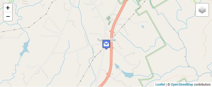 Map of ZIP Code 30580 in Turnerville, GA — click to open interactive map