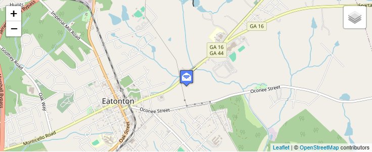 Map of ZIP Code 31026 in Eatonton, GA — click to open interactive map