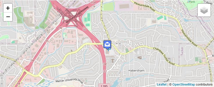 Map of ZIP Code 31141 in Atlanta, GA — click to open interactive map