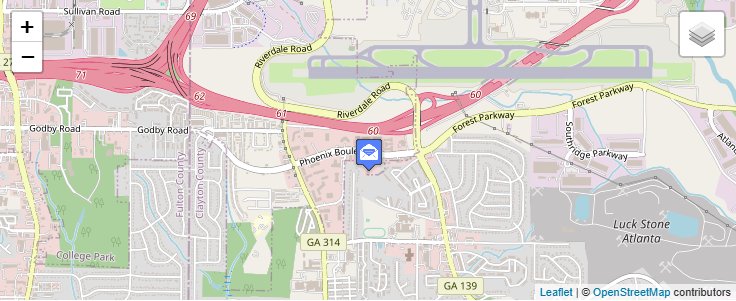 Map of ZIP Code 31192 in Atlanta, GA — click to open interactive map