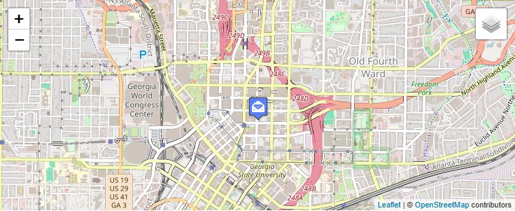 Map of ZIP Code 31193 in Atlanta, GA — click to open interactive map