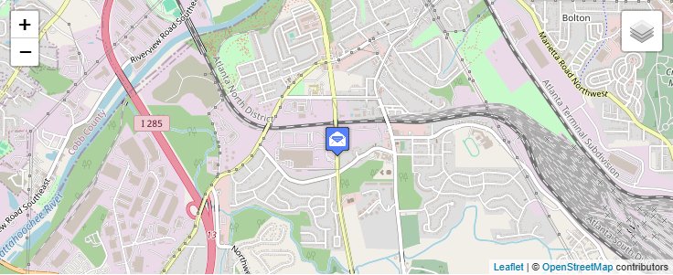 Map of ZIP Code 31195 in Atlanta, GA — click to open interactive map