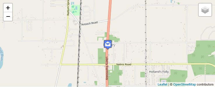 Map of ZIP Code 31782 in Putney, GA — click to open interactive map