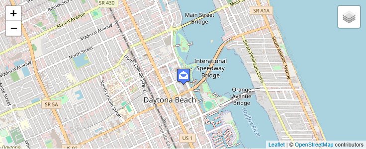 Map of ZIP Code 32115 in Daytona Beach, FL — click to open interactive map