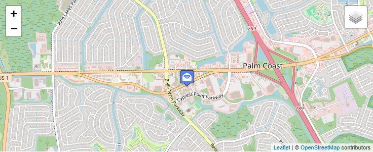 Map of ZIP Code 32135 in Palm Coast, FL — click to open interactive map