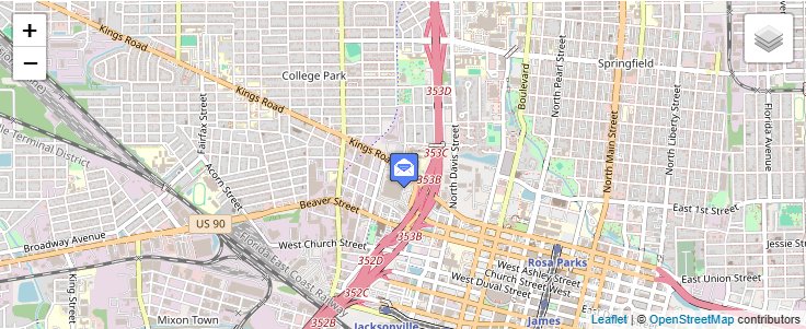 Map of ZIP Code 32232 in Jacksonville, FL — click to open interactive map