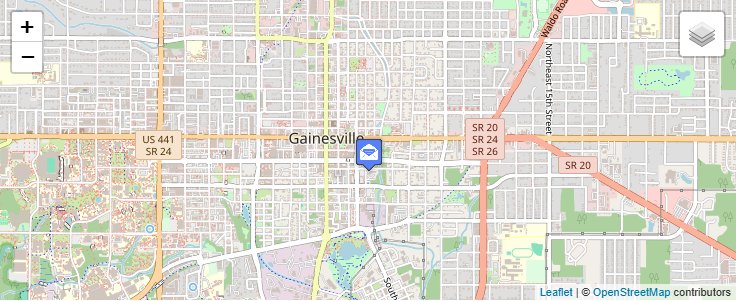 Map of ZIP Code 32602 in Gainesville, FL — click to open interactive map