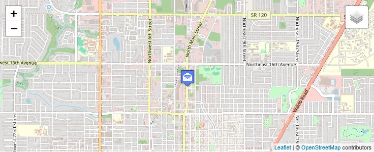 Map of ZIP Code 32627 in Gainesville, FL — click to open interactive map