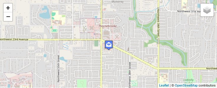 Map of ZIP Code 32635 in Gainesville, FL — click to open interactive map